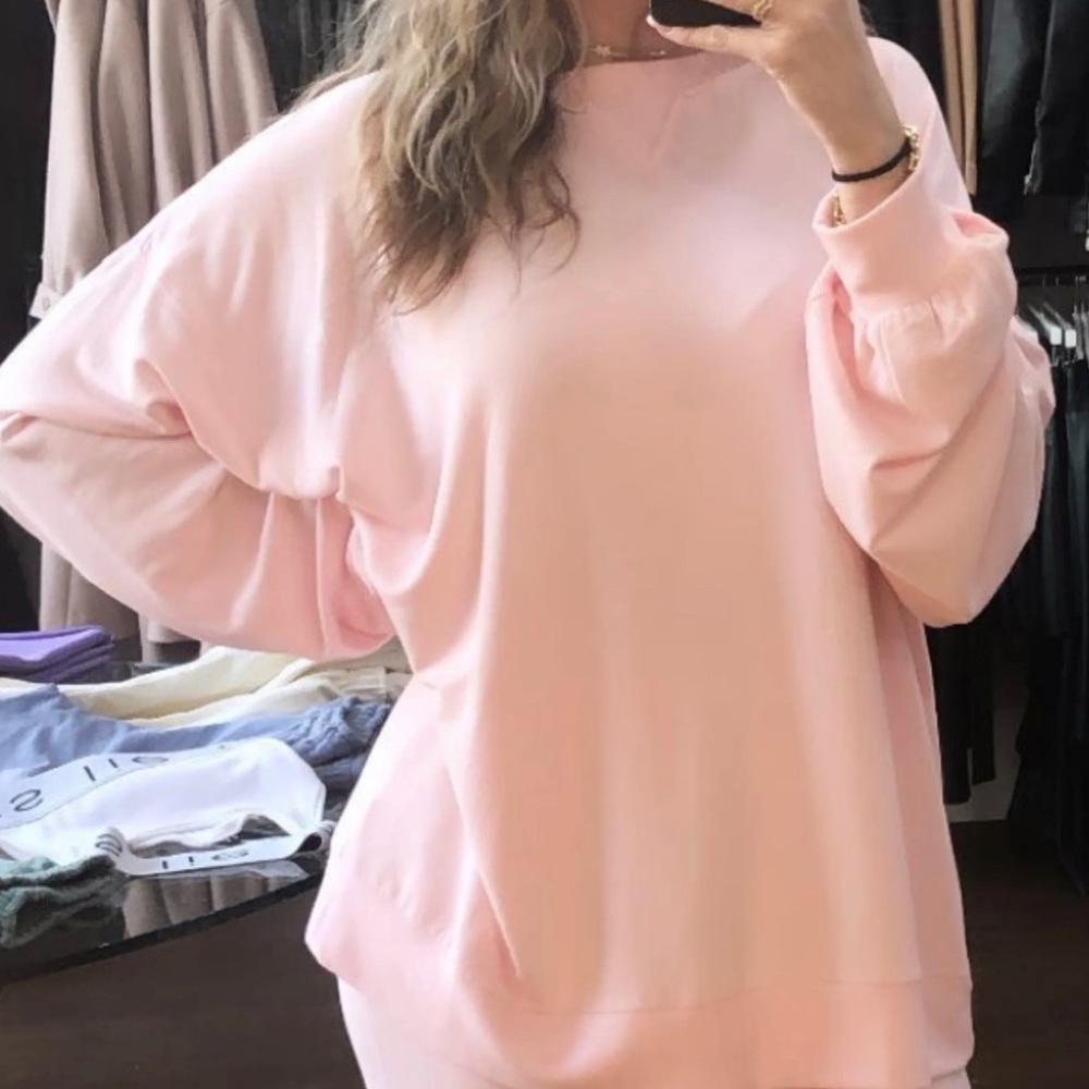 Selkie Pillow Sweater in Pink Poptart